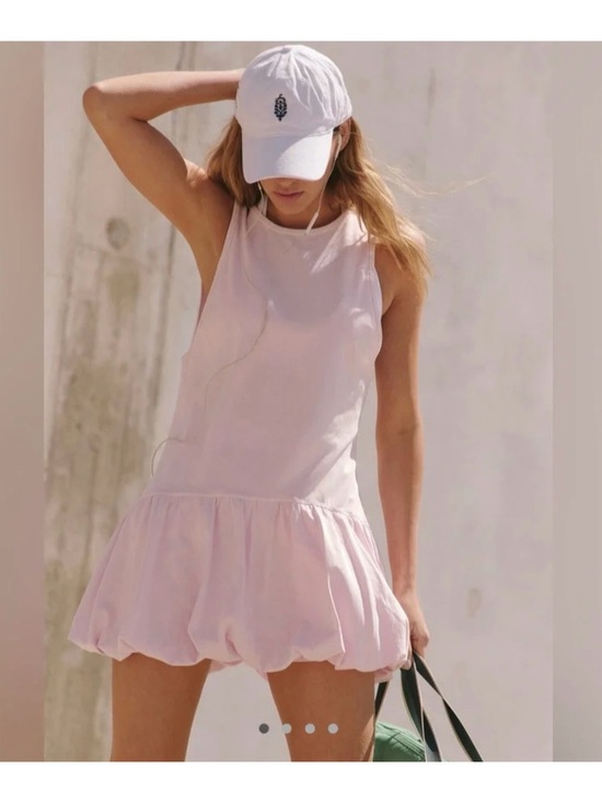 FP Movement by Free People Dresses & Skirts - Sleeveless Pink Ruffle Hem Mini Dress
